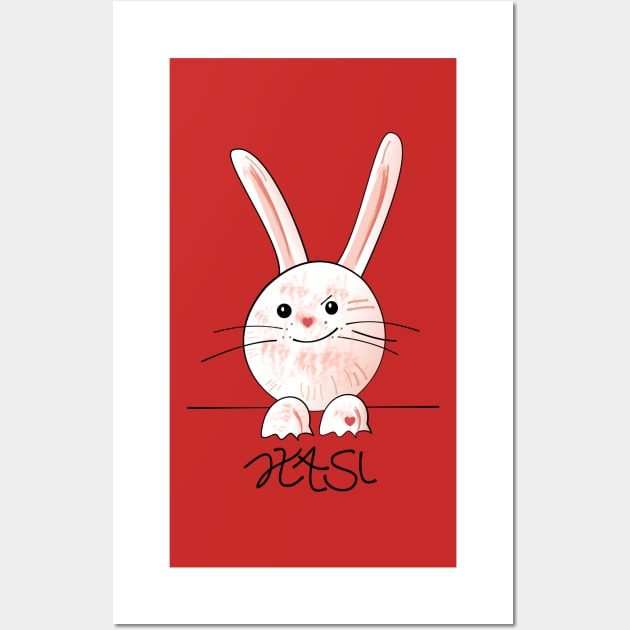 Bunny rabbit baby Wall Art by spontania